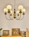 WOMO Swoop Arm Globe Chandelier-WM2378 thumbnail