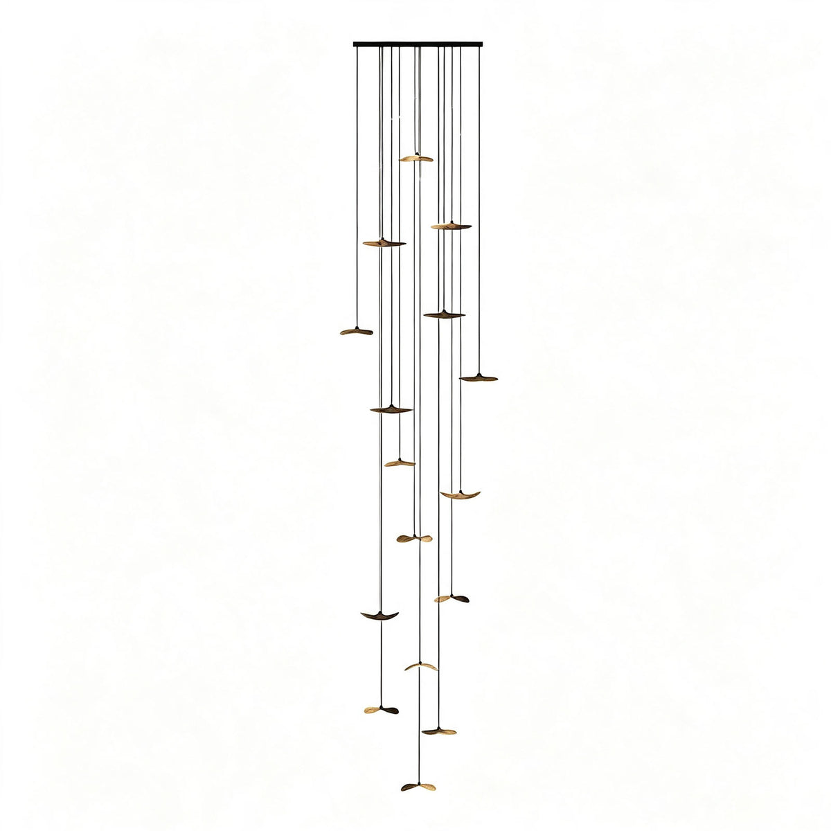 WOMO Wooden Leaf Pendant Light-WM3257