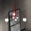 WOMO Glass Globe Arm Chandelier-WM2522 thumbnail