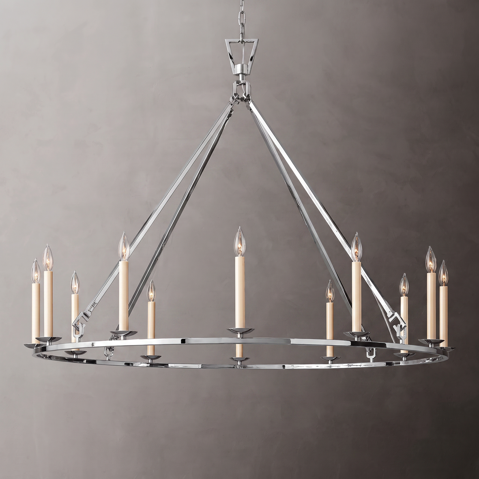 WOMO Candelabra Round Chandelier – Openwork