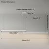 WOMO Extra Long Linear Pendant Light-WM2011 thumbnail