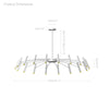 WOMO Adjustable Candelabra Chandelier-WM2038 thumbnail