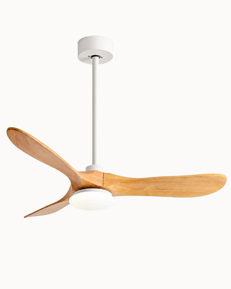 WOMO 52" Propeller Wood Ceiling Fan Lamp-WM5008