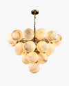 WOMO Tiered Alabaster Globe Chandelier-WM2867 thumbnail