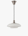 WOMO Milk Glass Flying Saucer Pendant Light-WM2748 thumbnail