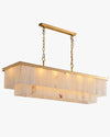 WOMO Rectangular Alabaster Chandelier-WM2854 thumbnail