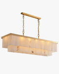 WOMO Rectangular Alabaster Chandelier-WM2854