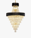 WOMO Tiered Tapered Crystal Chandelier-WM2699 thumbnail