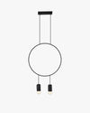 WOMO Black Ring Pendant Light-WM2608 thumbnail