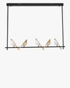 WOMO Gold Bird Linear Chandelier-WM2512b thumbnail