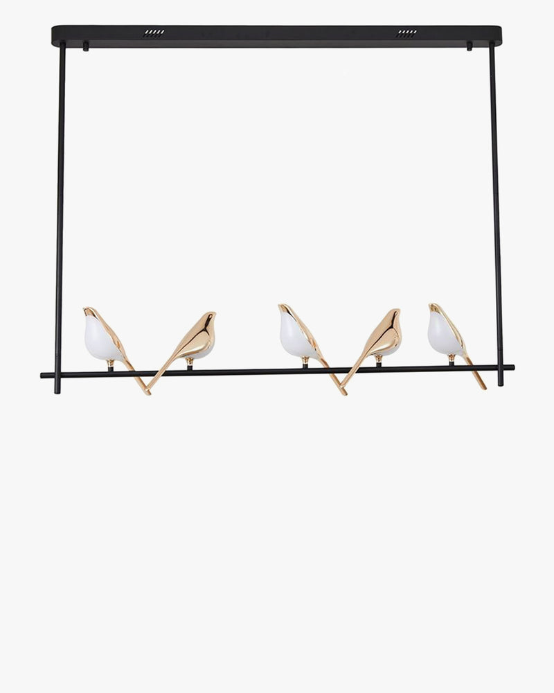 WOMO Gold Bird Linear Chandelier-WM2512b