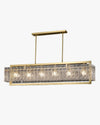 WOMO Textured Glass Linear Chandelier-WM2620 thumbnail