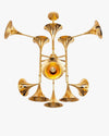 WOMO Gold Trumpet Art Deco Chandelier-WM2614 thumbnail