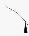 WOMO Glass Globe Cantilever Floor Lamp-WM7129 thumbnail