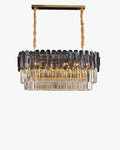 WOMO Tiered Linear Crystal Chandelier-WM2543