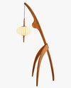 WOMO Flying Saucer Tripod Wood Floor Lamp-WM7136 thumbnail