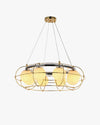 WOMO Frosted Glass Ball Round Chandelier-WM2791 thumbnail