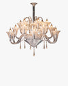 WOMO Tiered Candelabra Glass Chandelier-WM2400 thumbnail