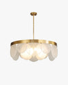 WOMO Round Textured/Seeded Glass Chandelier-WM2741 thumbnail