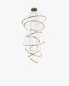 WOMO Gold Tiered Circular Chandelier-WM2758 thumbnail