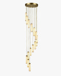 WOMO Cascading Cylinder Alabaster Chandelier-WM2827