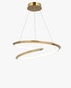 WOMO Gold Swirl Stainless Steel Chandelier-WM2708 thumbnail