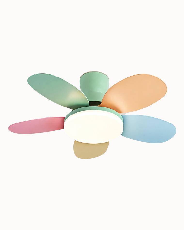 WOMO 36" Scandi Wood Ceiling Fan Lamp-WM5004