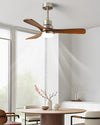 WOMO Mid Century Modern Ceiling Fan Lamp - WM5277 thumbnail