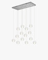 WOMO Cascading Glass Ball Dining Room Chandelier-WM2648 thumbnail