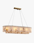 WOMO Oval Alabaster Chandelier-WM2845