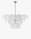 WOMO Textured Glass Disc Chandelier-WM2477 thumbnail
