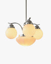 WOMO Coloured Glass Globe Arm Chandelier-WM2785 thumbnail