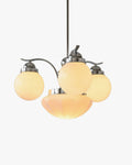 WOMO Coloured Glass Globe Arm Chandelier-WM2785