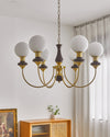 WOMO Swoop Arm Globe Chandelier-WM2378 thumbnail