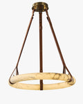 WOMO Alabaster Circular LED Chandelier-WM2874