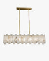 WOMO Rectangular Alabaster Chandelier-WM2856 thumbnail