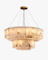WOMO Tiered Alabaster Chandelier-WM2844 thumbnail