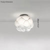 WOMO Cloud Milk Blown Glass Ceiling Light-WM1036 thumbnail