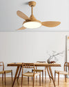 WOMO Modern Oak-look Ceiling Fan Lamp - WM5185 thumbnail
