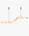 WOMO Liberty Curved Alabaster Pendant Light-WM2890
