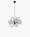 WOMO Mid Century Modern Glass Globe Chandelier-WM2450