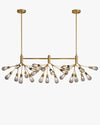 WOMO Firefly Gold Branch Linear Chandelier-WM2553 thumbnail
