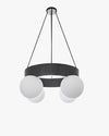 WOMO Round Frosted Glass Globe Chandelier-WM2717 thumbnail