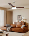 WOMO Mid Century Modern Ceiling Fan Lamp - WM5278 thumbnail