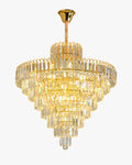 WOMO Large Cascading Crystal Chandelier-WM2917