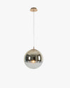 WOMO Gold Chrome Globe Pendant Light-WM2691 thumbnail