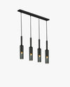 WOMO Cylinder Smoked Glass Kitchen Chandelier-WM2772 thumbnail