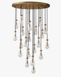 WOMO Raindrop Glass Chandelier-WM2809