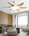 WOMO Modern 6 Blade Ceiling Fan Lamp - WM5238 thumbnail