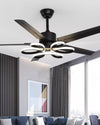 WOMO Unique Black Ceiling Fan Lamp-WM5104 thumbnail